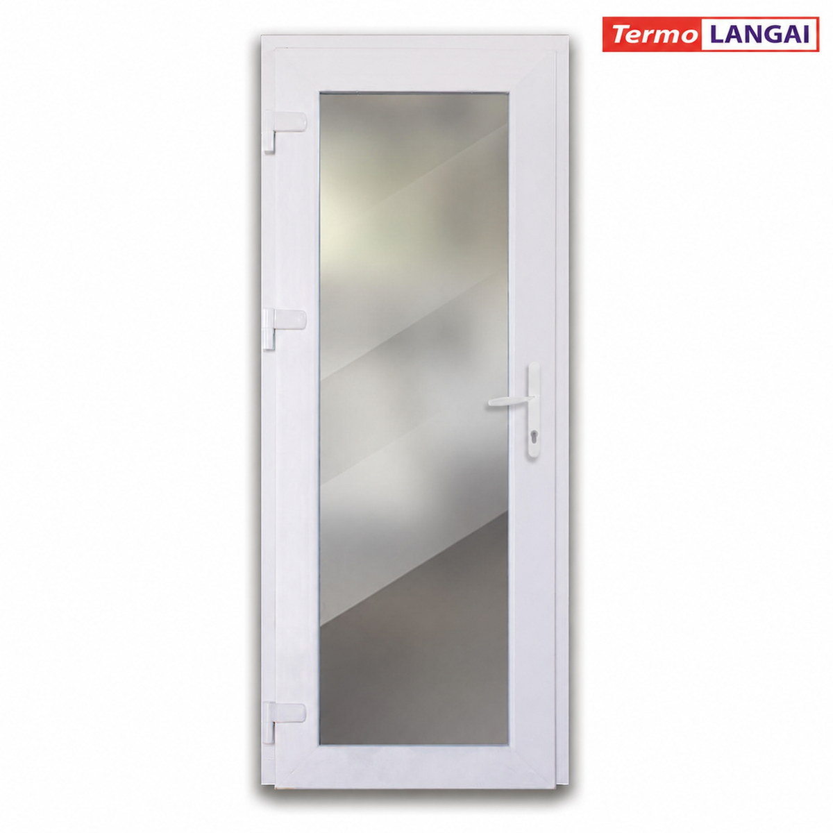 White uPVC Door from Stock – Fully Glazed