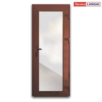 PVC durys iš sandėlio – pilnas stiklas