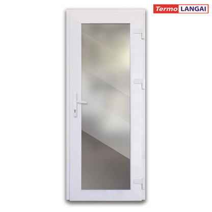 White uPVC Door from Stock – Fully Glazed