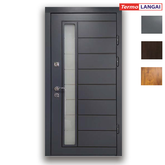 Šarvuotos lauko durys Thermo Steel 22-82 HPL